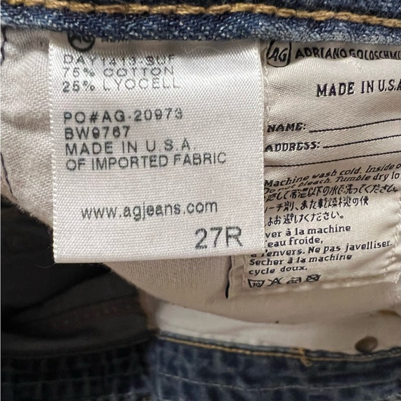Ag‎ Adriano Goldschmied Womens The Piper Crop Slouchy slim crop Jeans - Picture 11 of 11